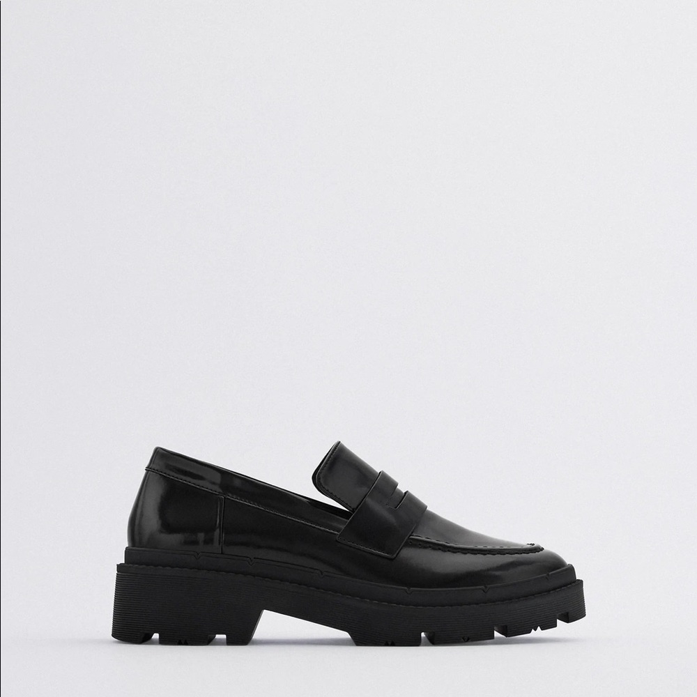 Zara Treaded Sole Loafer